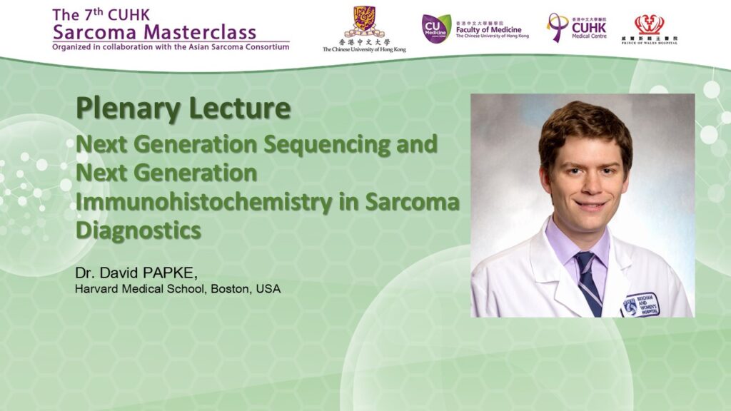 001 Next Generation Sequencing and Next Generation Immunohistochemistry in Sarcoma Diagnostics